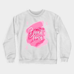 In October We Wear Pink Breast Cancer Awareness Survivor Crewneck Sweatshirt